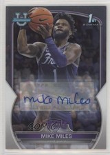 2022-23 Bowman U Chrome Prospect Mike Miles Jr #88 Auto i0b