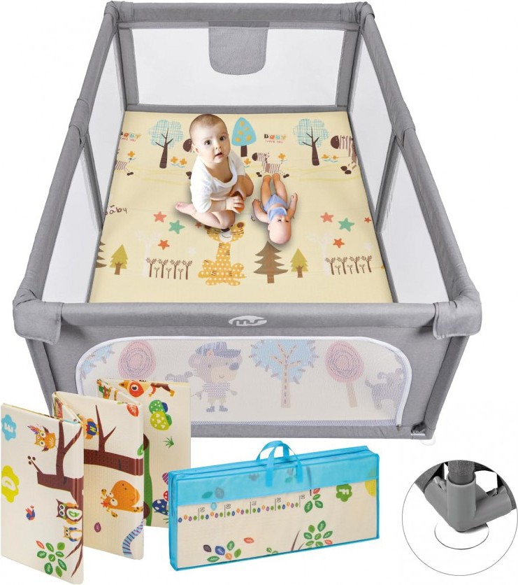 Innovaciones Ms Box Bambini Recinto Neonato Tappeto Elefante Parco Giochi XL