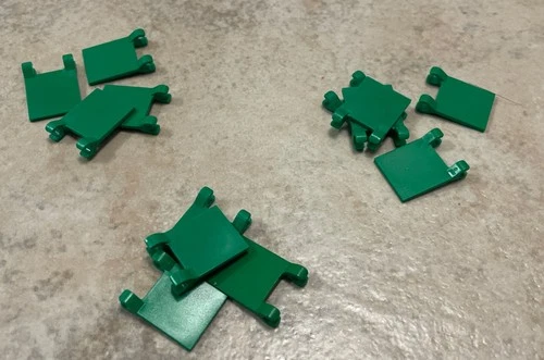 LEGO Pirates Skull's Eye Schooner 6286: Green Flag 6220 X4. Ships Fast Worldwide