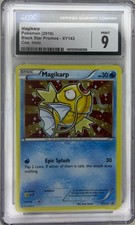CGC 9 MINT Magikarp XY143 Black Star Promo Cosmos Holo Carta Pokemon