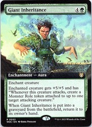 Giant Inheritance (Extended Art) - Commander: Wilds of Eldraine