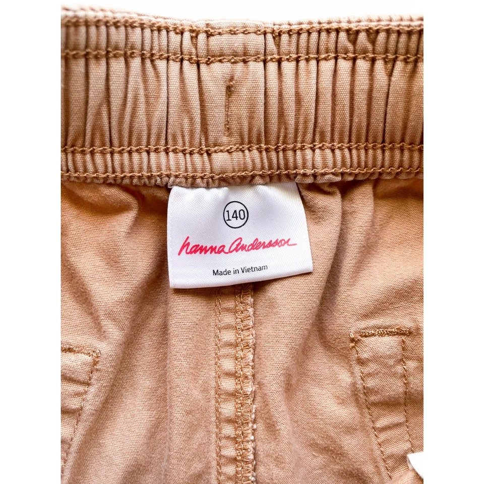Boy's Hanna Andersson Khaki Pull On Shorts Size 120/6-7 - Image 2 of 4