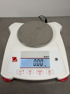 Ohaus SPX222 Scout Portable Balance 220g X 0.01g Pre-owned Tested w/ Warranty