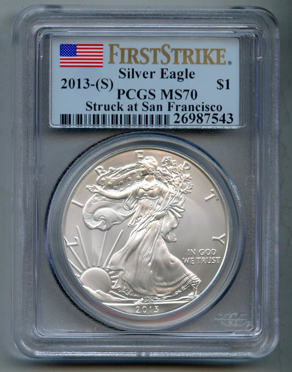 American Eagle MS 70 Graded 2013 Silver Bullion Coins for sale | eBay