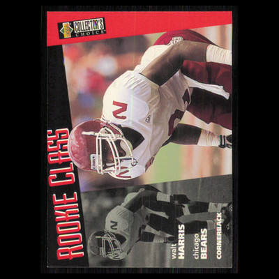 Walt Harris Rookie #11 1996 Collectors Choice Chicago Bears Football Card NFL NM
