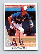 1990 Leaf #325 Larry Walker Montreal Expos Rookie