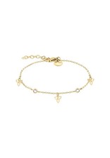 Tamaris Damen Beads Armband 21 cm in Edelstahl IP Gold TJ-0008-B-21 NEU