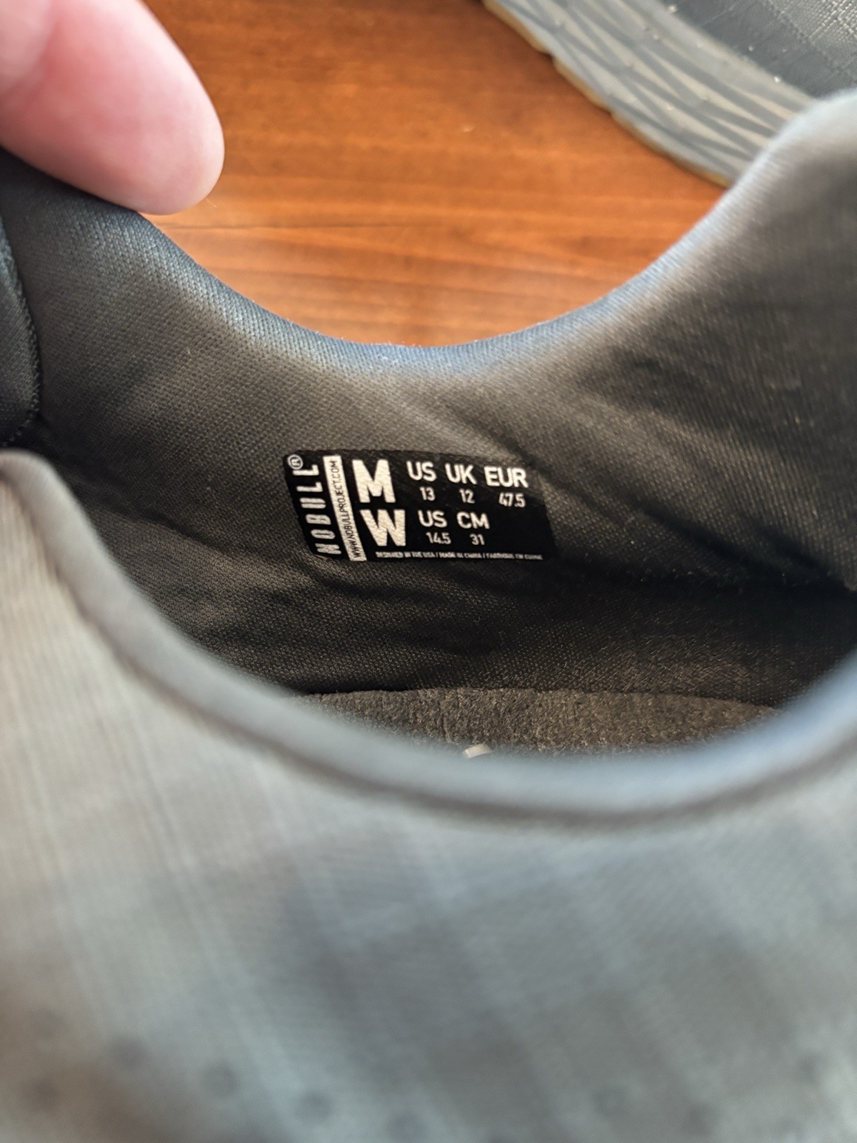 SAOLA NOBULL Scarpa Sportiva Uomo Grigio Verde Taglia 13