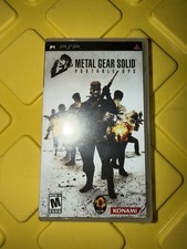 METAL GEAR SOLID: Portable Ops Sony PSP w/Case & Manual *Tested *Authentic CIB