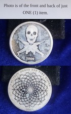 2009 Skull & Crossed Rifles 1 Troy Oz .999 Fine Silver Round 95.00 per troy oz