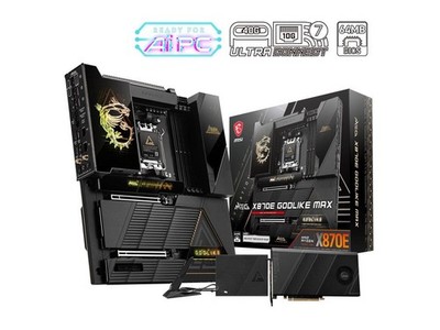 MSI MEG X870E GODLIKE MAX, E-ATX - Supports AMD Ryzen 9000/8000/7000 Processors,