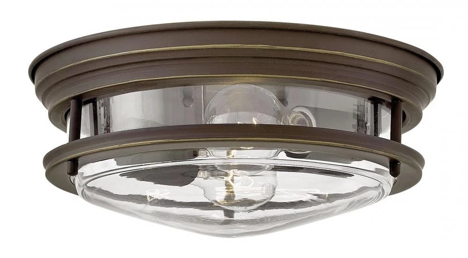 Oil Rubbed Bronze LED Flush Mount from the Hadley Collection - Image 2 of 2