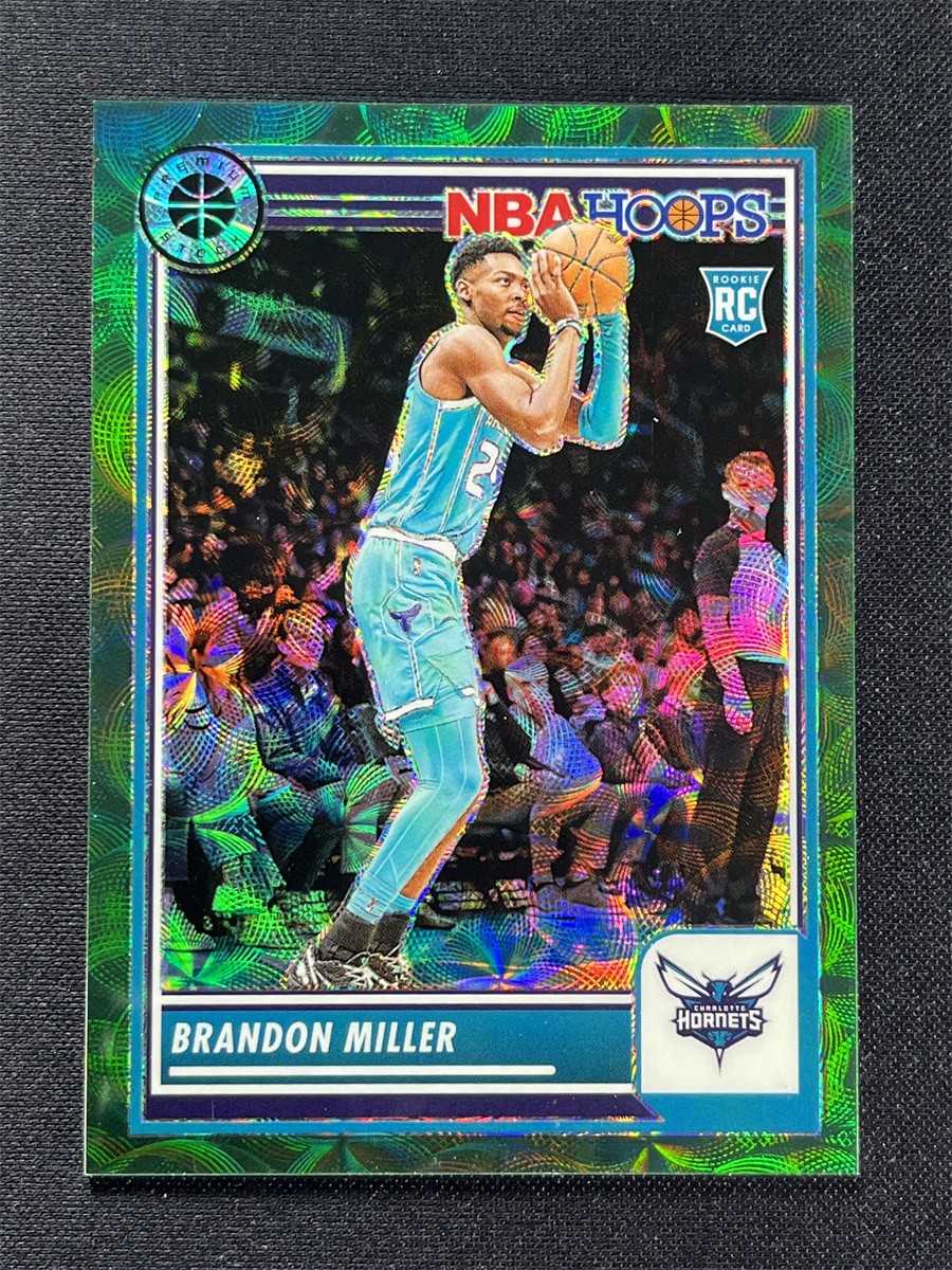 2023-24 Panini NBA Hoops Premium Stock Brandon Miller #245 Green Scope RC /8