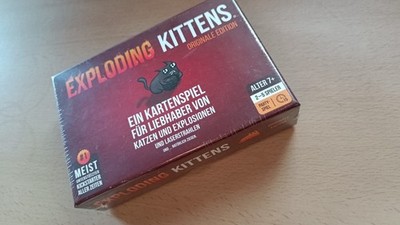 Exploding Kittens Original Edition Kartenspiel Neu inkl. Versand