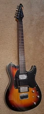 Peavey Generation EXP Guitar, Sunburst, HH + Piezo, Excellent!