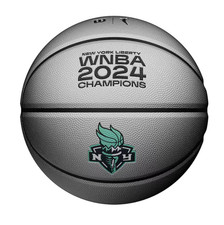 New York Liberty Fanatics Authentic 2024 WNBA Finals Champions Wilson Basketball