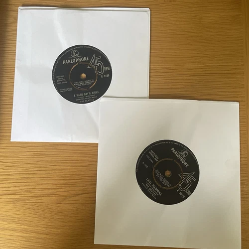 The Beatles Lady Madonna  A Hard Days Night Original Singles VGC Play Tested