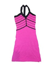 Peppe Peluso Bodycon Knit Halter Mini Dress Party Y2K Lightweight Stretch NWT
