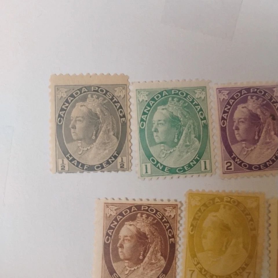 Canada   Scott  74-84 Complete Mint Hinged Queen Victoria 1898-1902 Rare Lot  - Image 2 of 4