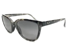 New Maui Jim Women Sunglasses Maui Jim-GS758 11S Gray Tortoise Stripe/Gray 54mm