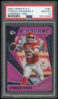 2020 Panini Rookies & Stars Airborne #AB1 Patrick Mahomes II Pink PSA 10