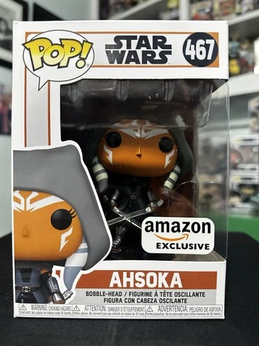 Funko Pop! Ahsoka Tano Star Wars The Mandalorian #467 W/ FREE Protector New