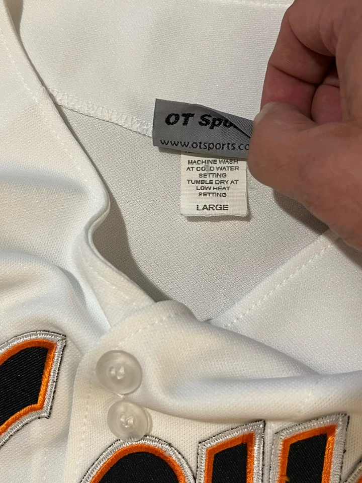 Frederick Keys Baseball Jersey Men’s Sz Large OT Sports Good Shp White Orioles - Image 4 of 4