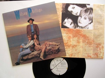 WILSON PHILLIPS ''1990'' LP Original European press w/Lyric Inner sleeve