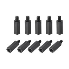 M4 x 20 mm + 6 mm Male to Female Hex Nylon Spacer Standoff 25pc