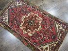 Geometric Turkish Vintage Rug,Turkish HandMade Anatolian Tribal Rug 1.10x3.3 Ft — photo 9