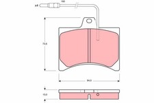 Kits de frein Citroen LNA