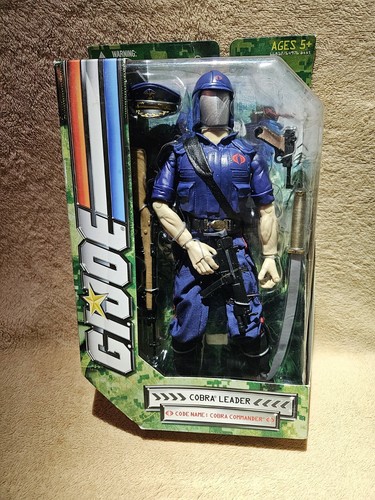 GI Joe Cobra Leader CODE NAME: Cobra Commander Action Figure 2008 NEW ...
