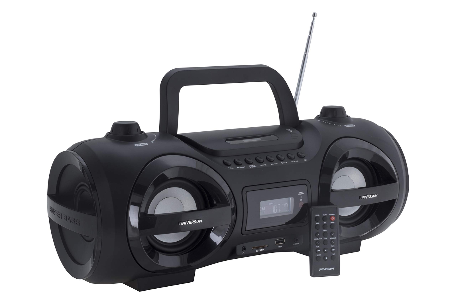 Thumbnail - Universum Bb 500-20 Ghettoblaster Ukw Aux, Bluetooth®, Cd, Sd, Usb