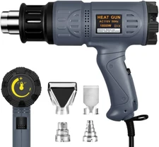 Industrial Heat Gun 1800W 122℉-1202℉(50℃-650℃) Variable Temperature Control with