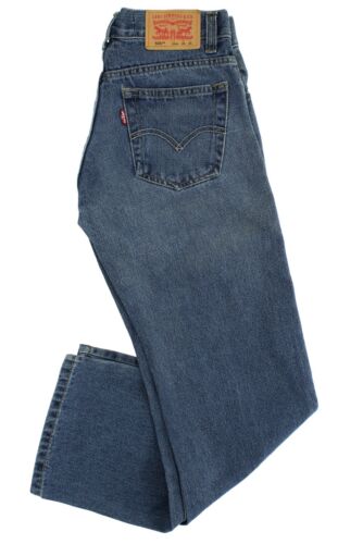 Levi's Boy's 505 Straight Leg Denim Jeans, Regular, Husky OR Slim Youth Pants - Picture 40 of 51