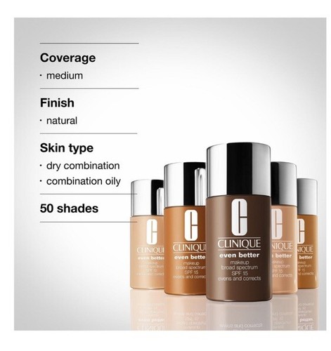 Clinique Even Better Makeup Broad Spectrum SPF 15, CN 126 Espresso(D) 1 Oz - Picture 8 of 9