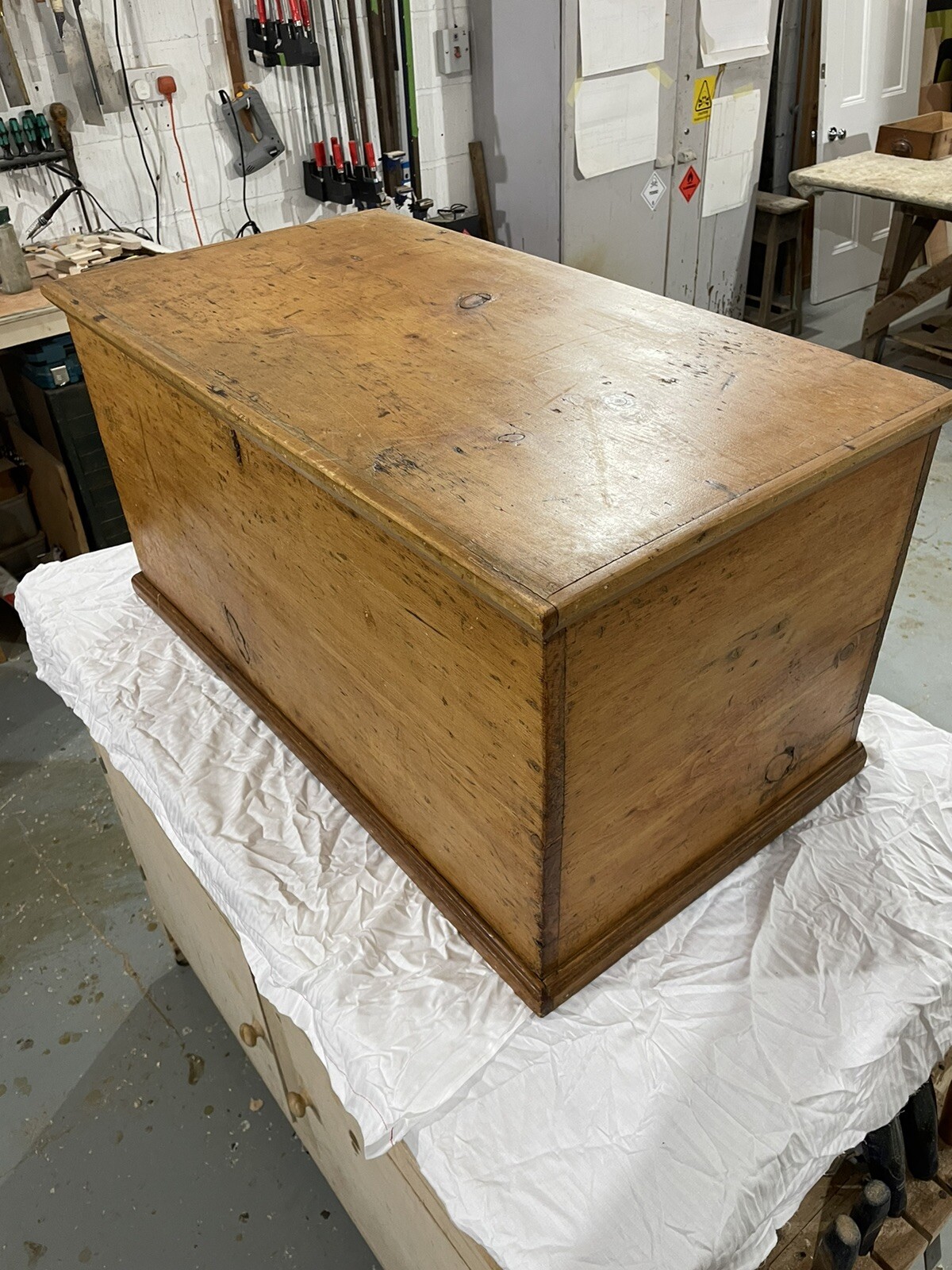 Victorian Pine Blanket Box eBay