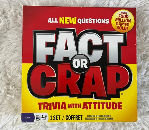 Fact or Crap Trivia with Attitude Imagination 2009 Age 12+ Missing Sand Timer