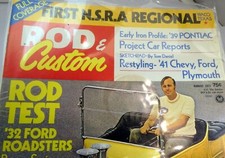 Rod & Custom August 1972 Magazine HFirst NSRA Regional '32 Ford Raodster