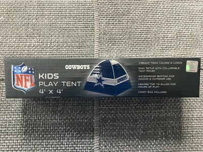 Dallas Cowboys NFL Kids Play Tent 4'x4' Officially Licensed