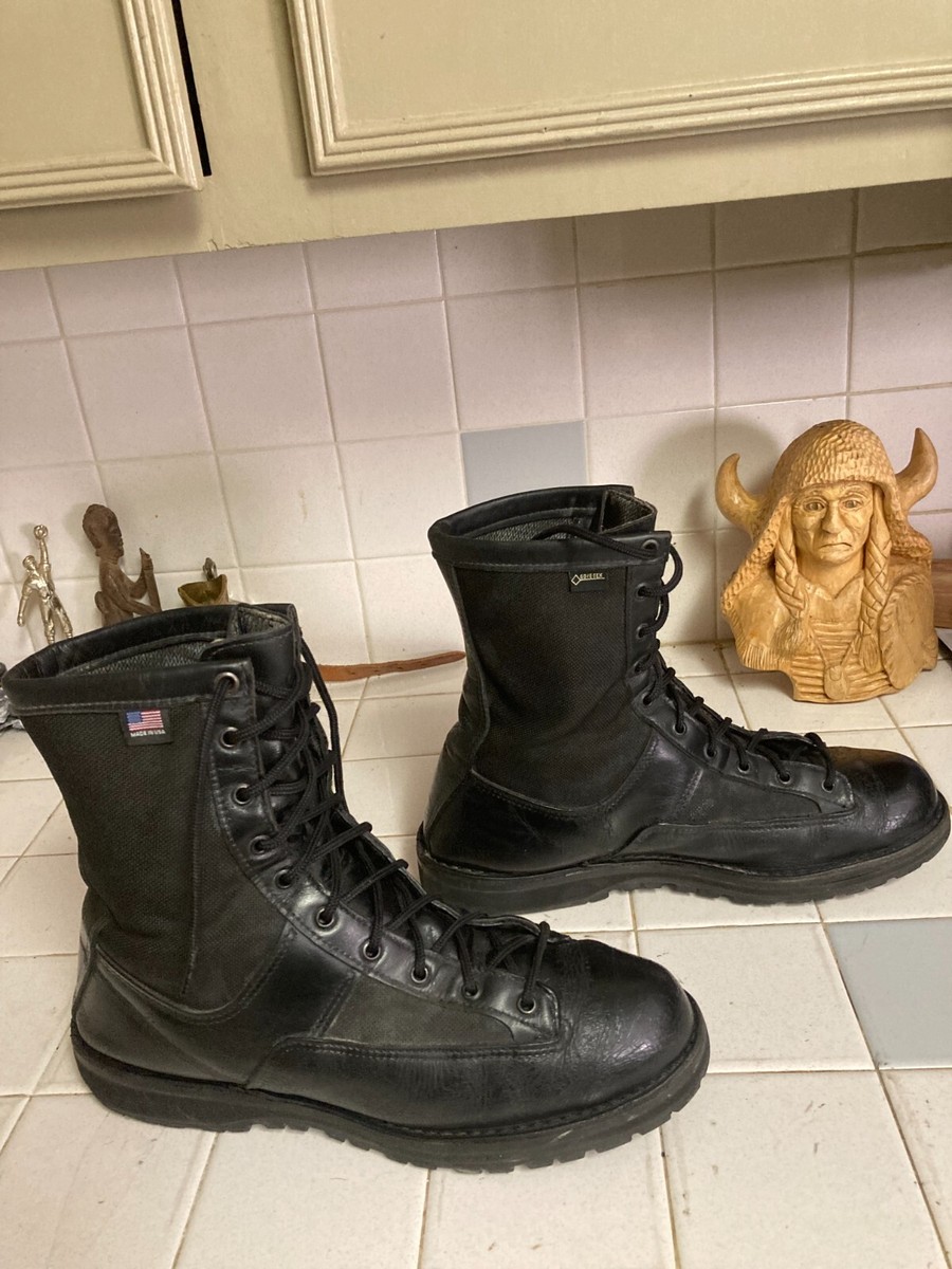 個人装備 Danner UNIS ACADIA 21210 US8 USED Danner 21210 BLACK LEATHER Acadia 8” MILITARY COMBAT Boot 12 (EE