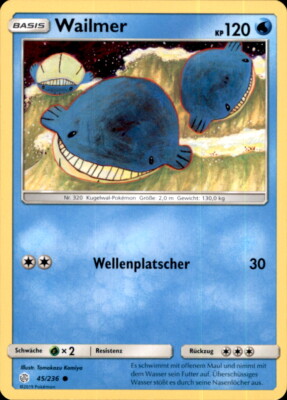 Pokemon - 45/236 Wailmer - Welten im Wandel - Deutsch