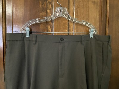 haggar brown dress pants 2X Haggar Brown Trousers  thegoodishstl