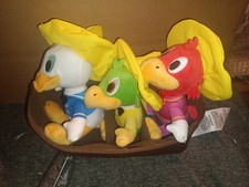 Disney Parks Mexico Three Caballeros Donald Grand Fiesta Ride Plush Set 2024