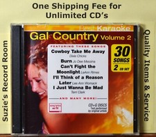 2-CD G Karaoke Best Gal Country Volume 2 Girls Dixie Chicks -Terri Clark -Judds