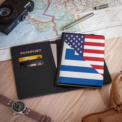 Greek American Passport Cover | Greece USA Travel - Picture 6 of 6