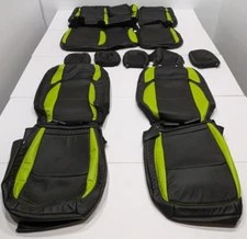 For Jeep Wrangler Unlimited Rubicon 4 Door 2018-2023 Leather Seat Covers B33