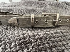 VINTAGE Beautiful Metal Belt From 1970s Plated Steel With Metal Mesh Backing