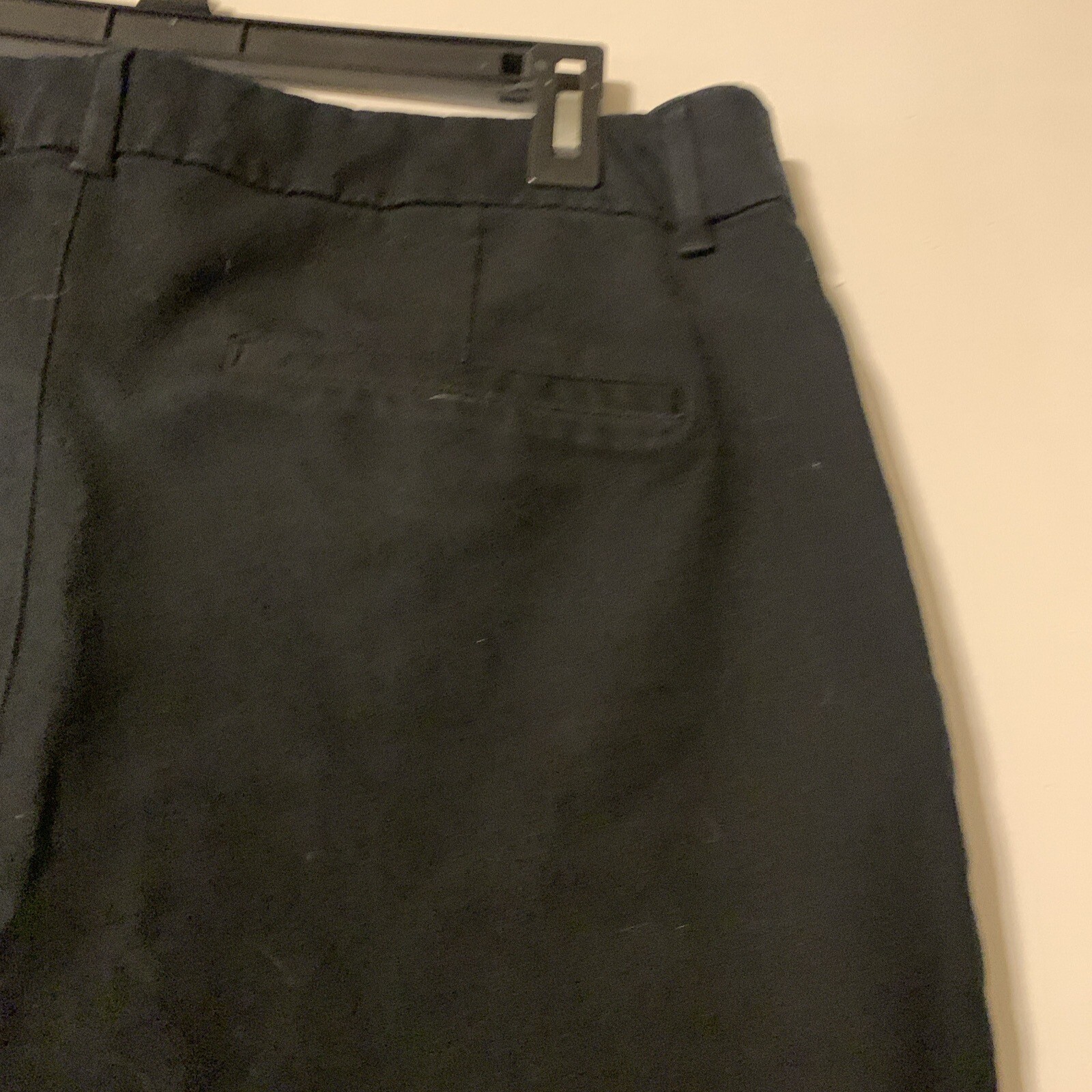 *OLD NAVY PIXIE FIT SOLID BLACK CHINO STYLE DRESS… - image 4