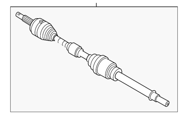 39100-3NT0A Nissan Shaft assy-front drive, rh 391003NT0A, New